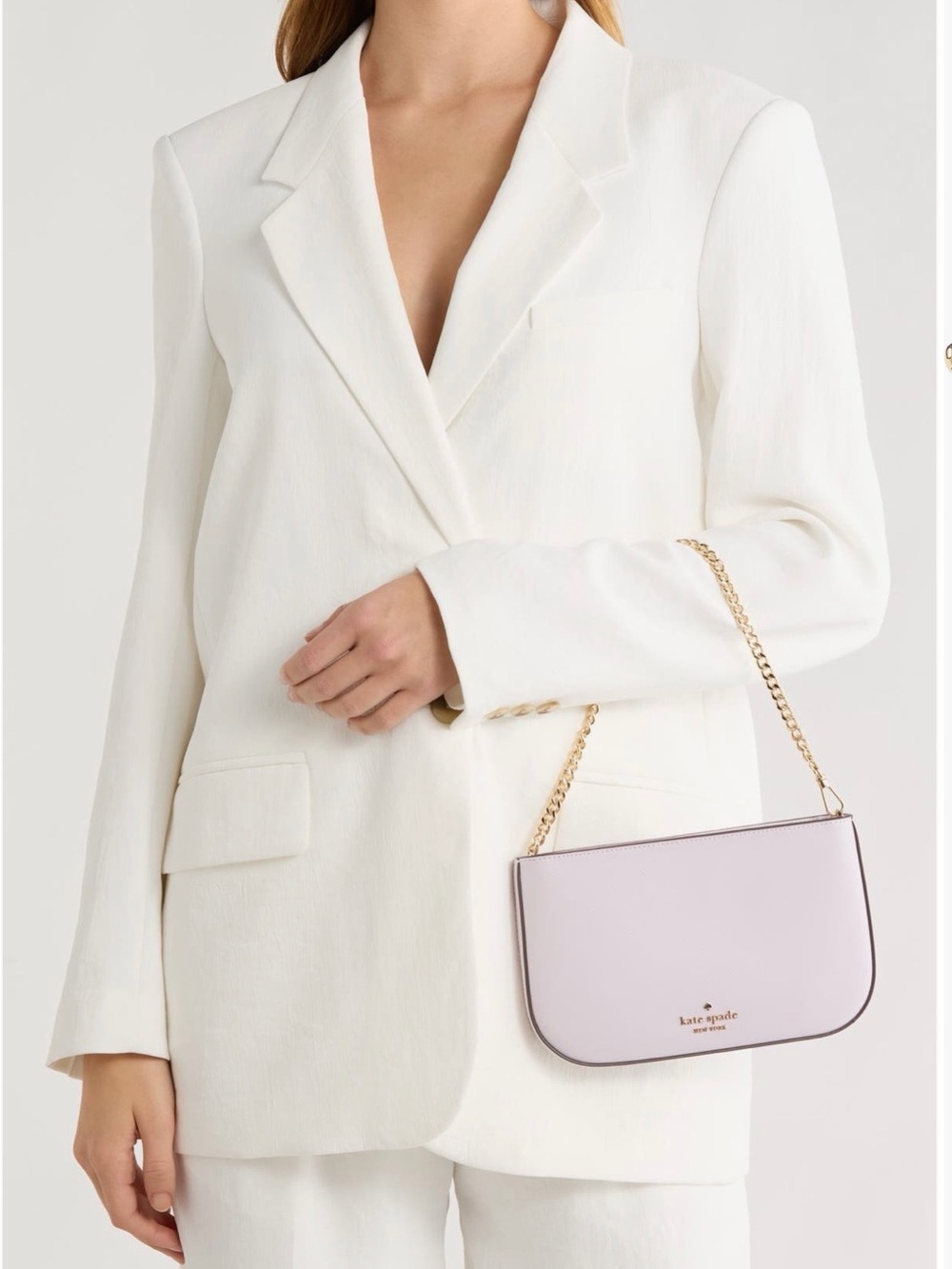kate spade Madison lily lilac pochette shoulder bag